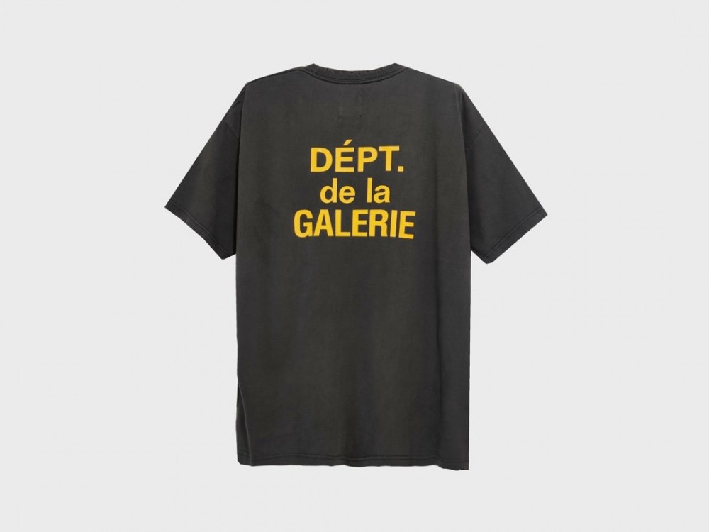 Gallery Dept. DEPT de la galerie yellow logo Tee
