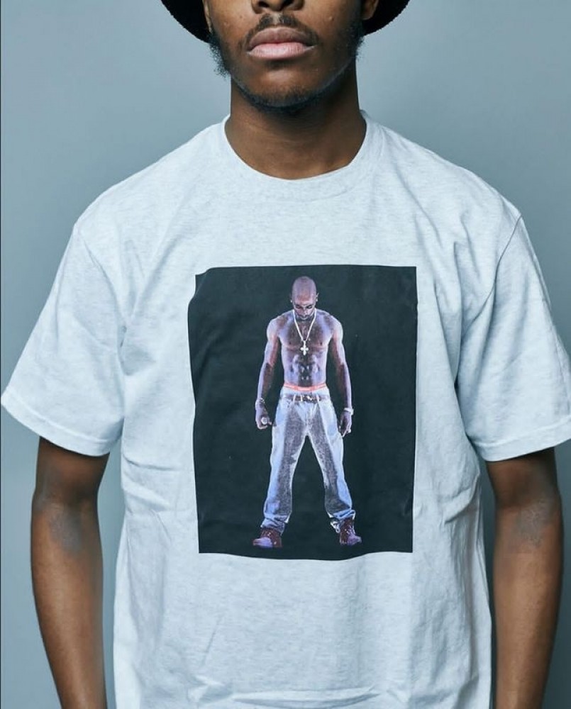 黄L Supreme Tupac Hologram Tee 新品 - Tシャツ/カットソー(半袖/袖なし)