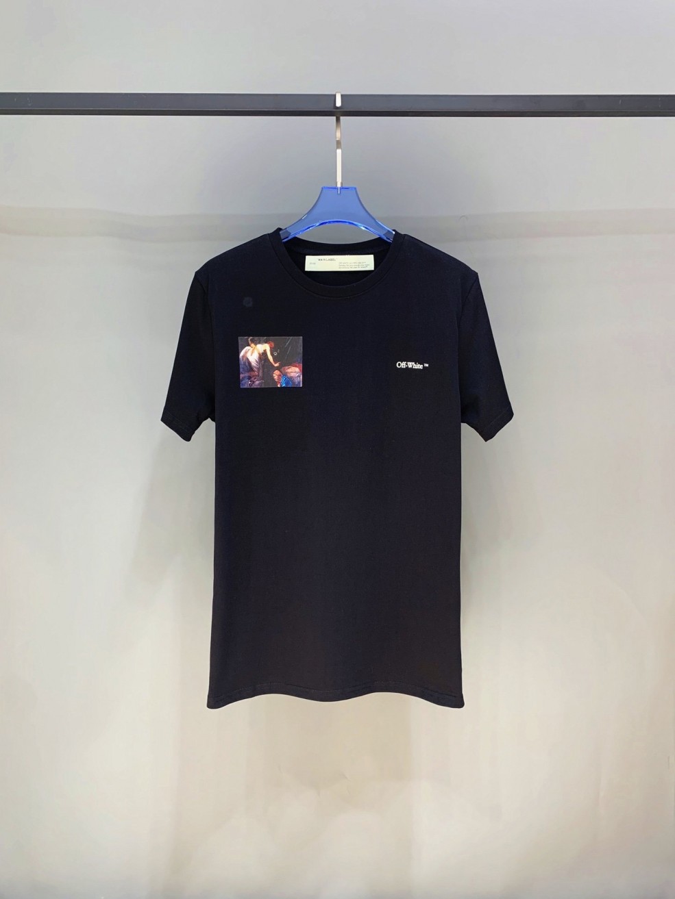 OFF-WHITE oil painting arrow T-shirt